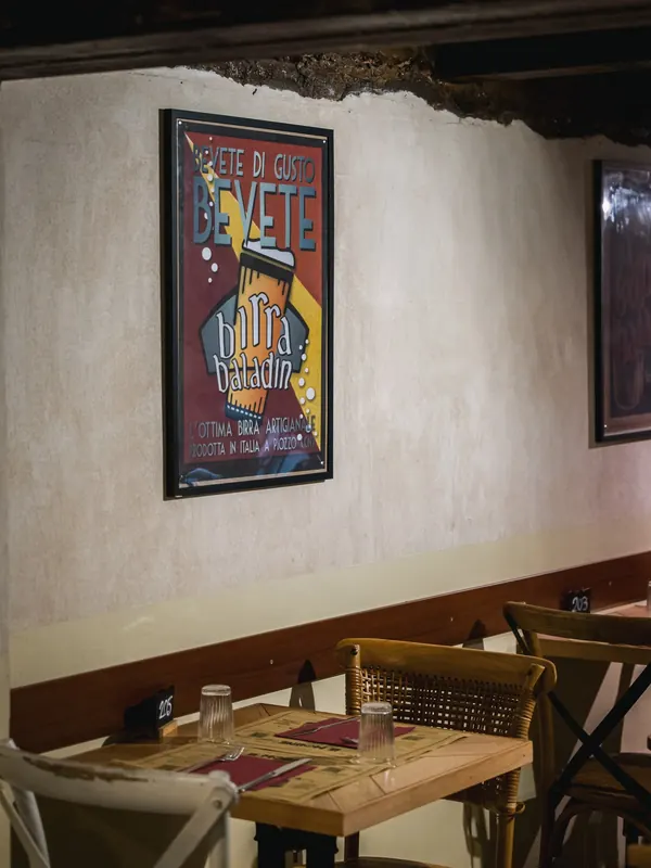 Le Moline dining room set for a group dinner