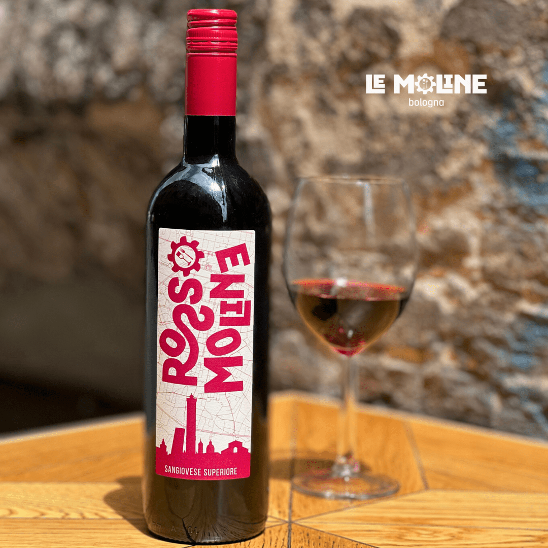 Rosso Moline - Sangiovese Superiore DOC - Bottiglia di vino biologico esclusivo Le Moline